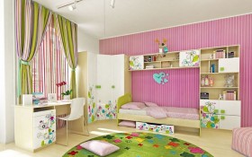 Детская комната Флёр (Белый/корпус Клен) в Барабинске - barabinsk.katalogmebeli.com | фото 4