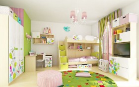 Детская комната Флёр (Белый/корпус Клен) в Барабинске - barabinsk.katalogmebeli.com | фото 6