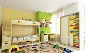 Детская комната Клаксон (Бежевый/корпус Клен) в Барабинске - barabinsk.katalogmebeli.com | фото 3