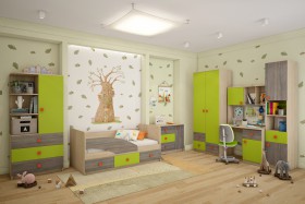 Детская комната Пуговка в Барабинске - barabinsk.katalogmebeli.com | фото 1
