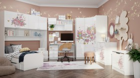 Детская комната Совушки (Белый/корпус Выбеленное дерево) в Барабинске - barabinsk.katalogmebeli.com | фото 2