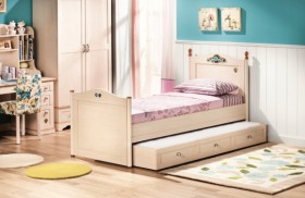 Кровать детская Балли 2-х уровневая (венге/белфорт) в Барабинске - barabinsk.katalogmebeli.com | фото 2