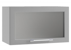 Гарда ПГС 600 шкаф верхний горизонтальный со стеклом Индиго в Барабинске - barabinsk.katalogmebeli.com | фото
