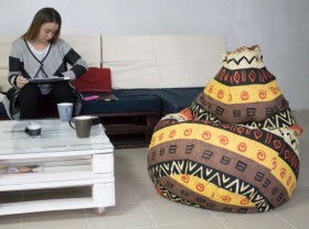 Кресло-груша Большое-Африка в Барабинске - barabinsk.katalogmebeli.com | фото 4