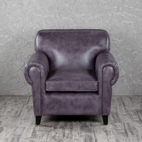 Кресло кожаное Элегант (Фиолетовый) в Барабинске - barabinsk.katalogmebeli.com | фото 4
