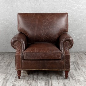 Кресло кожаное Лофт Аристократ (ширина 1100 мм) в Барабинске - barabinsk.katalogmebeli.com | фото 8