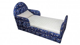 Кровать детская Соня (Печать Панда синий., 1 категория) в Барабинске - barabinsk.katalogmebeli.com | фото