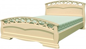 Кровать Грация-1 из массива сосны 1600*2000 Белый античный в Барабинске - barabinsk.katalogmebeli.com | фото 17