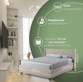Кровать "Лорен" 1400х2000 в Барабинске - barabinsk.katalogmebeli.com | фото 5