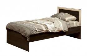 Кровать одинарная 21.55 (шир. 900) с настилом (венге/профиль дуб линдберг)/осн. в Барабинске - barabinsk.katalogmebeli.com | фото 1