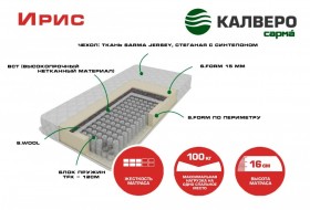 Матрас IRIS 1400*2000 в Барабинске - barabinsk.katalogmebeli.com | фото 1