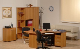 Мебель для персонала Рубин 42 Светлый миланский орех в Барабинске - barabinsk.katalogmebeli.com | фото 2
