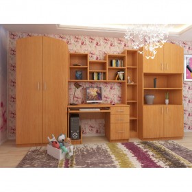 Детская Мишутка Комплект мебели (Вишня оксфорд) в Барабинске - barabinsk.katalogmebeli.com | фото