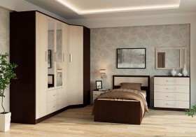 Модульная спальня Фиеста в Барабинске - barabinsk.katalogmebeli.com | фото 3
