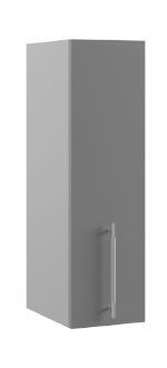 Монца ВП 200 шкаф верхний высокий (Белый софт/корпус Серый) в Барабинске - barabinsk.katalogmebeli.com | фото