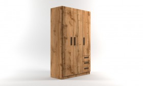 Шкаф 3-х створчатый с ящиками Шервуд (Дуб Вотан) в Барабинске - barabinsk.katalogmebeli.com | фото