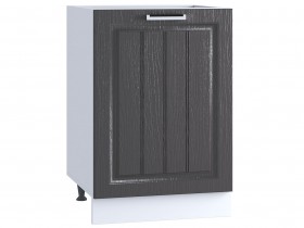 Шкаф нижний 500, ШН 500 (Клен серый/корпус белый) в Барабинске - barabinsk.katalogmebeli.com | фото