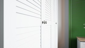 Шкаф угловой с 1-ой дверью с зеркалом «Ривьера» (Белый) в Барабинске - barabinsk.katalogmebeli.com | фото 8