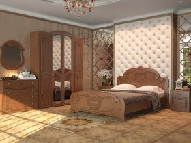 Спальный гарнитур Мария  в Барабинске - barabinsk.katalogmebeli.com | фото 2
