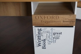 Стол с ящиками «Оксфорд» (Ривьера/Белый с рисунком) в Барабинске - barabinsk.katalogmebeli.com | фото 9