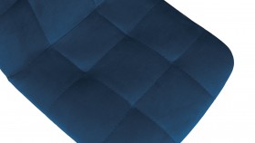 Стул «Райс» К1С Белый/Велюр Confetti Blue в Барабинске - barabinsk.katalogmebeli.com | фото 3