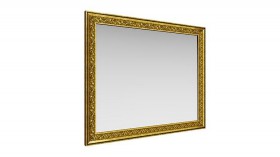 Зеркало навесное "Айрум"/(дуб кальяри / профиль: золото с орнаментом) в Барабинске - barabinsk.katalogmebeli.com | фото 1